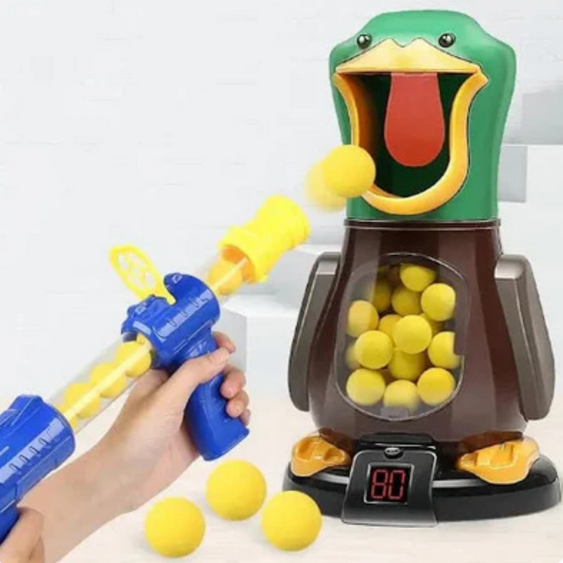 Duck Shot – Brinquedo Interativo Infantil com Mira e Bolinhas | Pague Leve